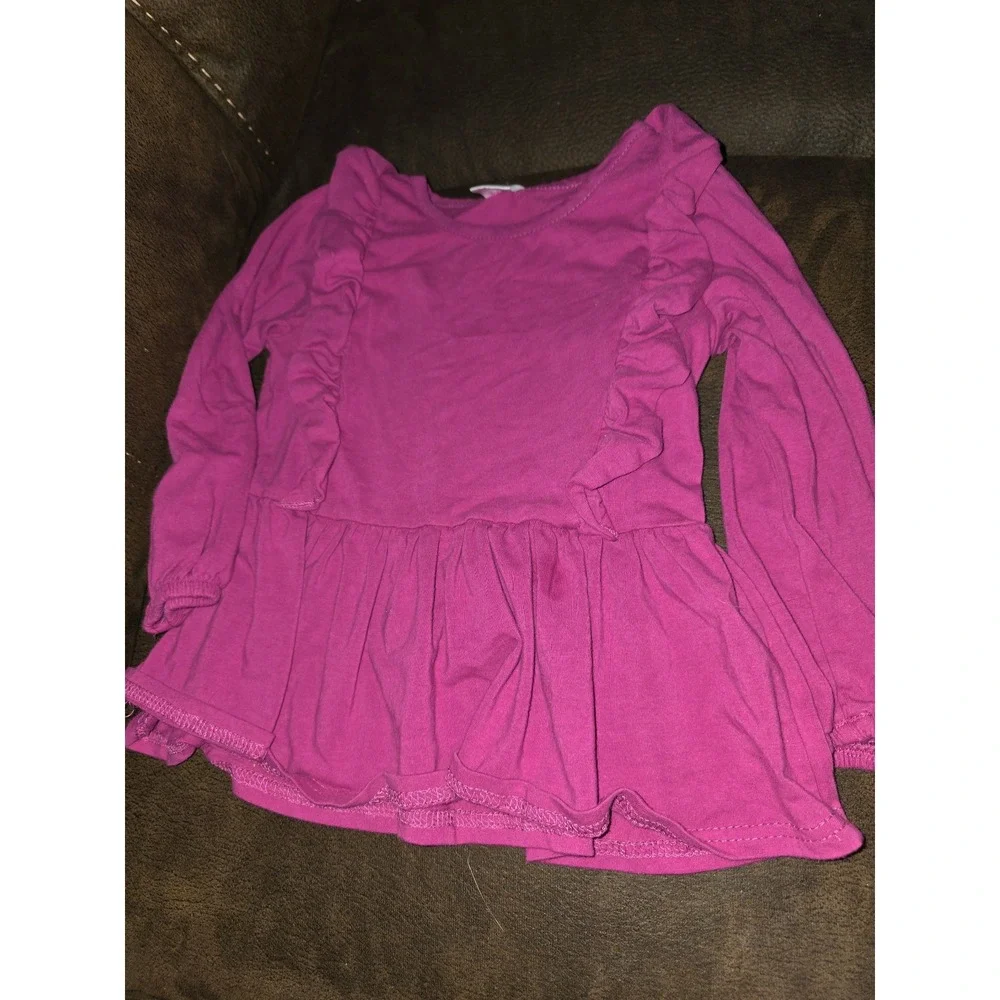 Boutique fall autumn Halloween maroon top and pumpkin leggings size 6